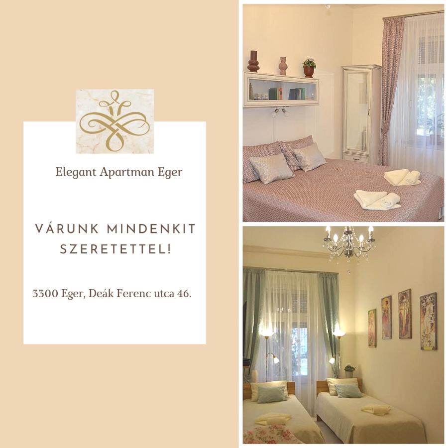 Elegant Apartman Eger Exteriör bild